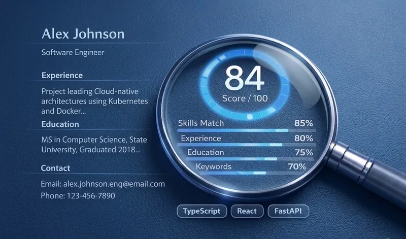 Career Workbench resume analyzer preview